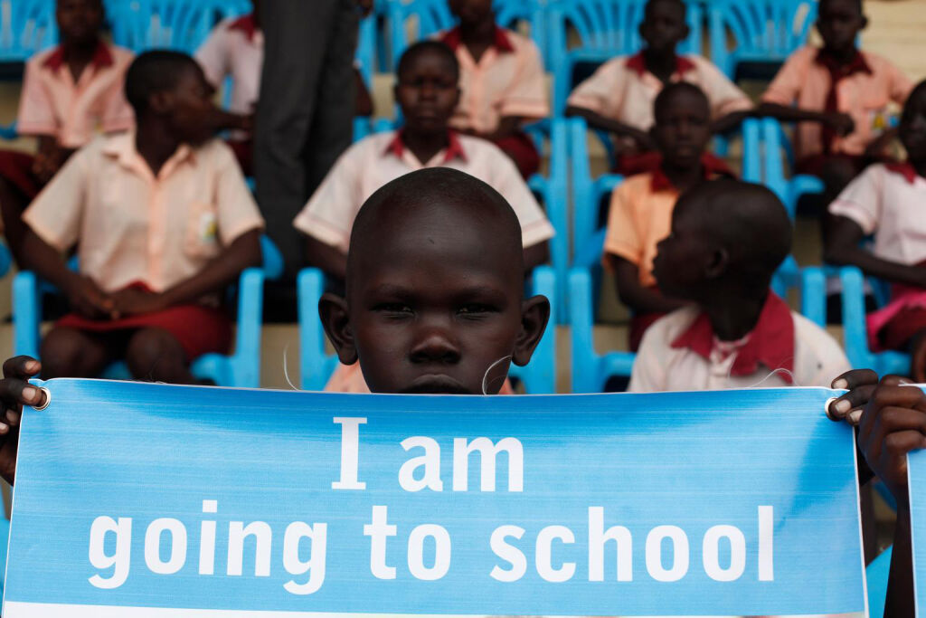 Kampanjan avajaisseremoniaa vietettiin Etelä-Sudanin pääkaupungissa Jubassa. © UNICEF/NYHQ2015-0233/Campeanu