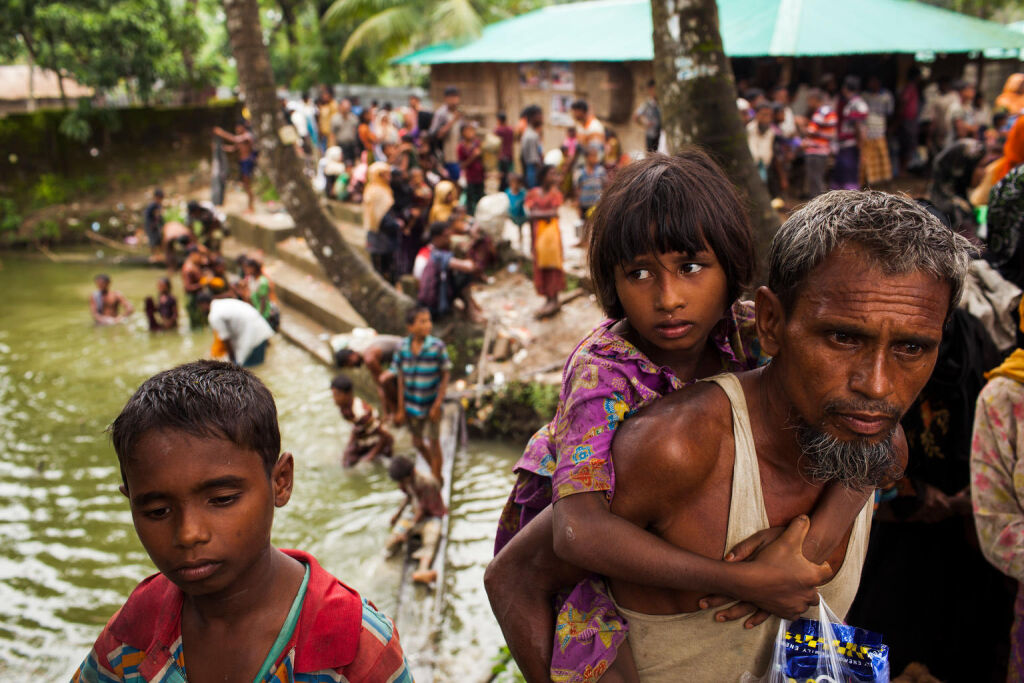 Suurin osa Bangladeshiin paenneista rohingyoista on lapsia. © UNICEF/UN0120414/Brown