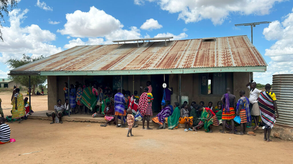 Kuva klinikasta Koillis-Ugandassa Kotidossa.