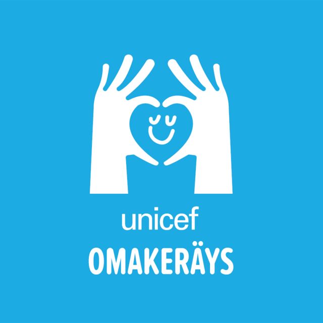 Kuva logosta, jossa lukee UNICEF omakeräys.