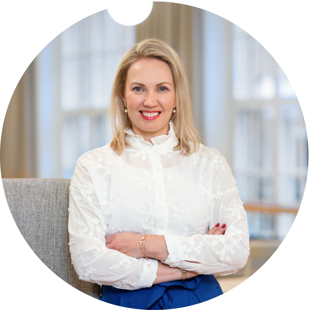Suomen UNICEFin pääsihteeri Annina Tanhuanpää.