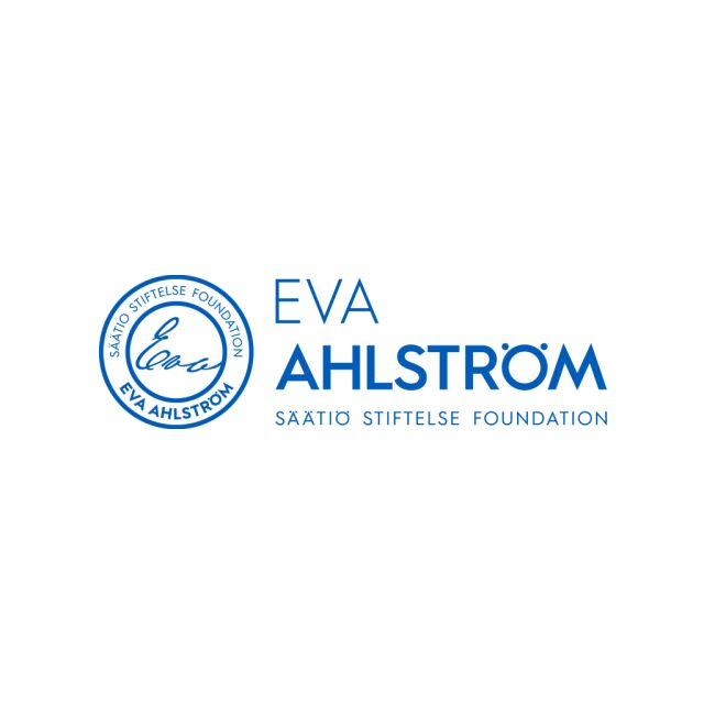 Eva Ahlströmin säätiön logo. 